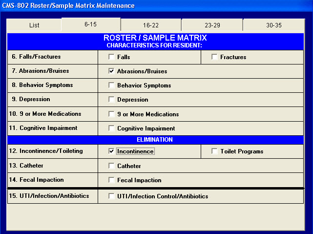 Mds Charting Examples